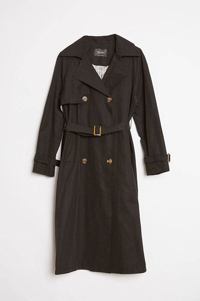 Kadın Kuşak Detaylı Trençkot D87084