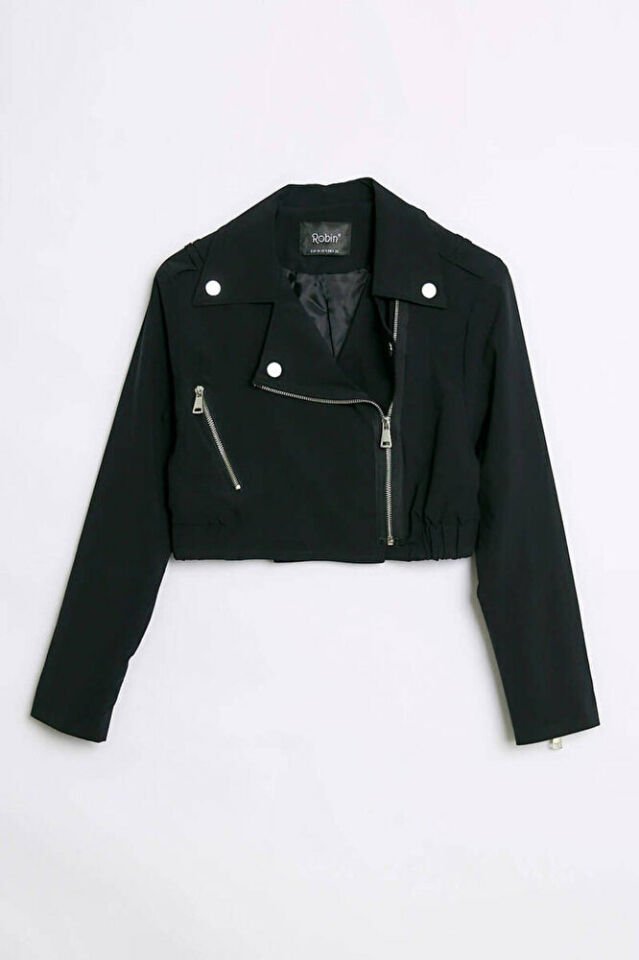 Alexandra Crop Biker Ceket
