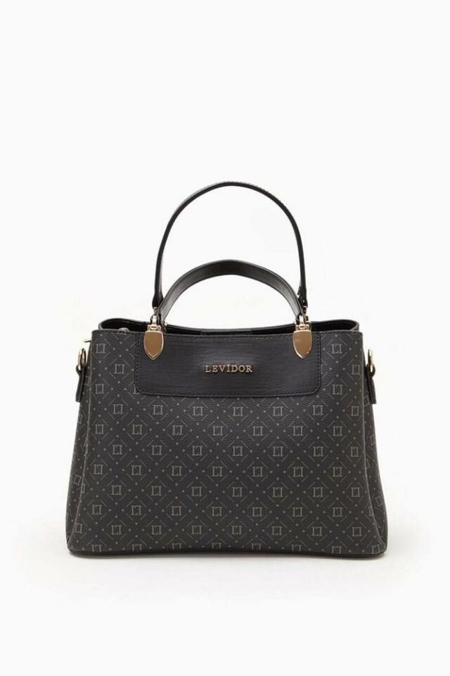 Lalia Fermuar Bölmeli Deri Saplı Omuz Çantası