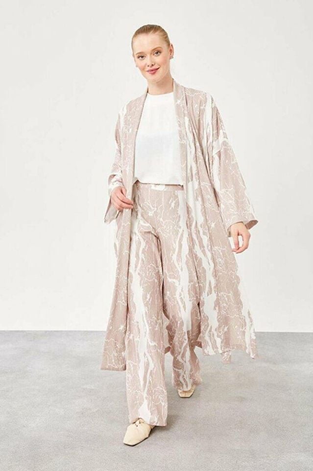 Lori Desenli Kimono Takım