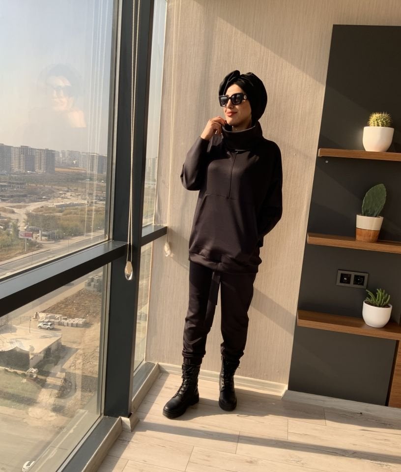 Aurora Kanguru Cepli Boğazlı Takım